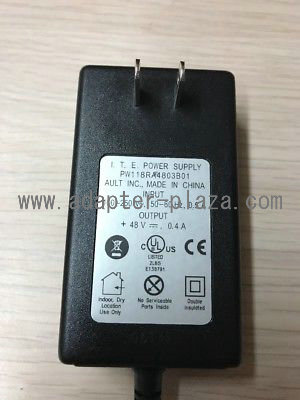 New ITE PW118RA4803B01 48V 0.4A AC Power Supply Adapter Adaptor Charger - Click Image to Close